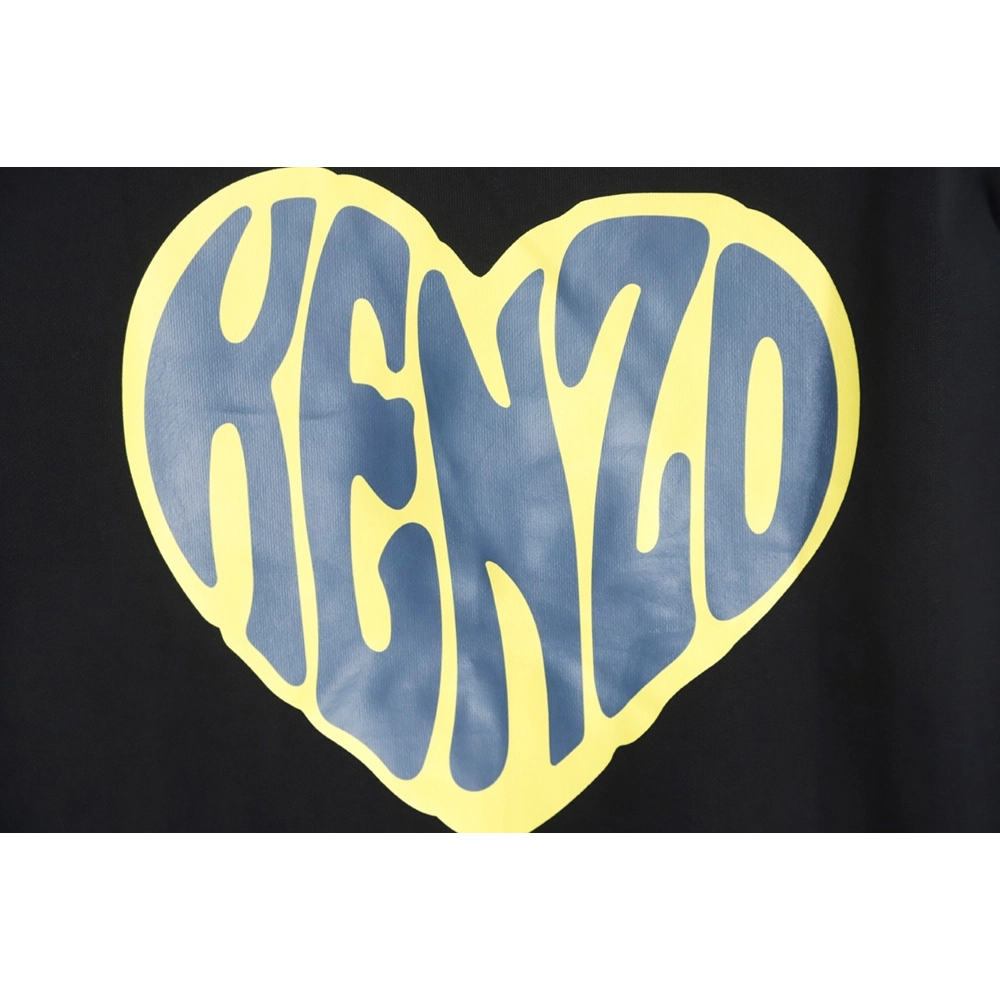 Kenzo 23FW small love printed round neck sweatshirt,Kenzo Sweatshirt,Sweatshirt,APPAREL