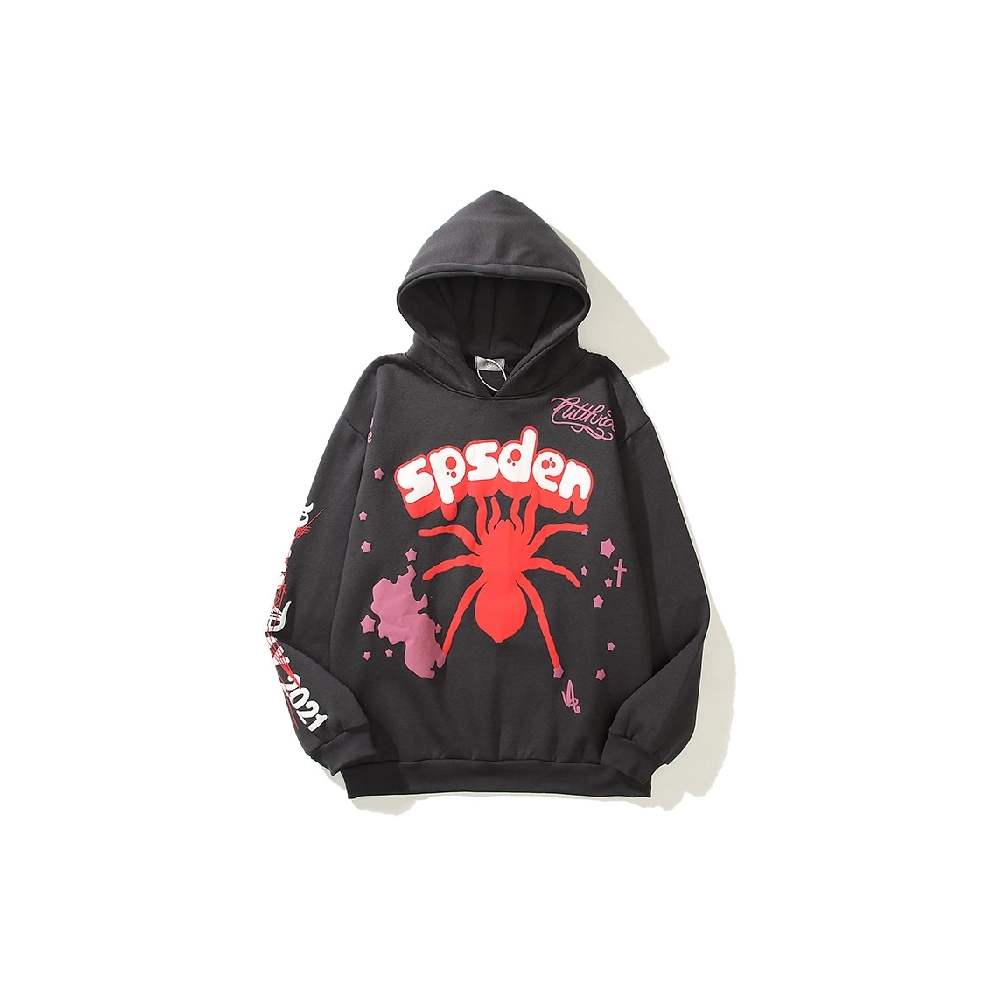 Multi Color Spider Hoodie,Sp5der Hoodie,HOODIE,Clothing