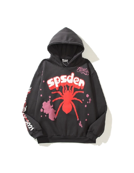 Multi Color Spider Hoodie,Sp5der Hoodie,HOODIE,Clothing