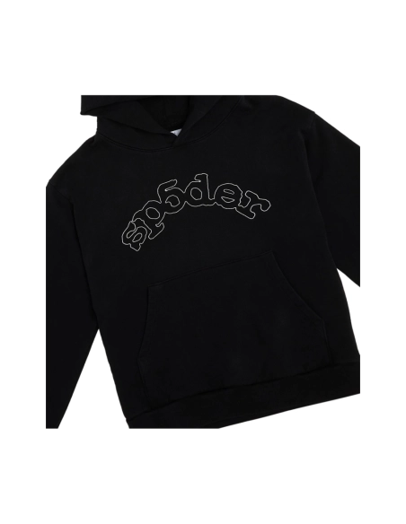 Sp5der OG Logo Hoodie Black,Sp5der Hoodie,HOODIE,Clothing
