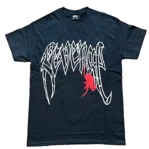 Revenge Spider T-Shirt Black/Red,Sp5der T-shirt,T-SHIRT,Clothing