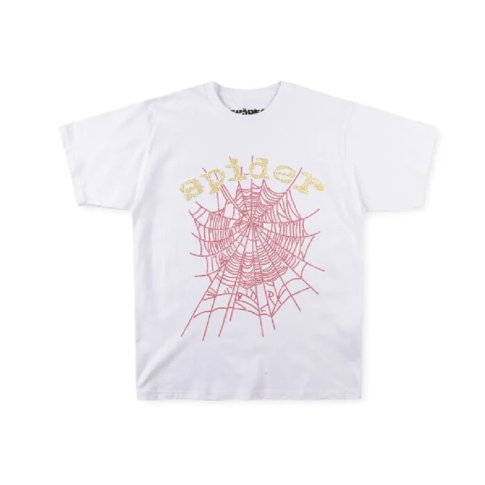 Thug White Sp5der T-shirt,Sp5der T-shirt,T-SHIRT,Clothing