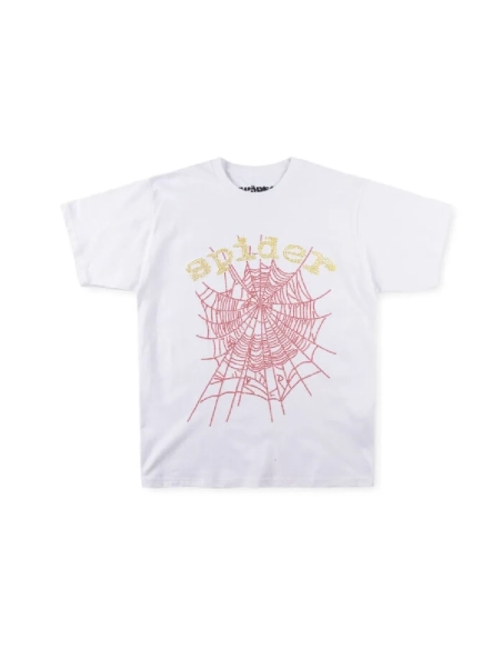 Thug White Sp5der T-shirt,Sp5der T-shirt,T-SHIRT,Clothing