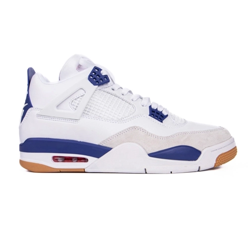 Nike SB x Air Jordan 4 White/Navy DR5415-100,AIR JORDAN 4,Air Jordan