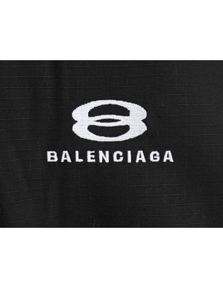 Balenciaga Cocoon Kick double ring quilted zipper jacket,Cheap Replica Reps Balenciaga