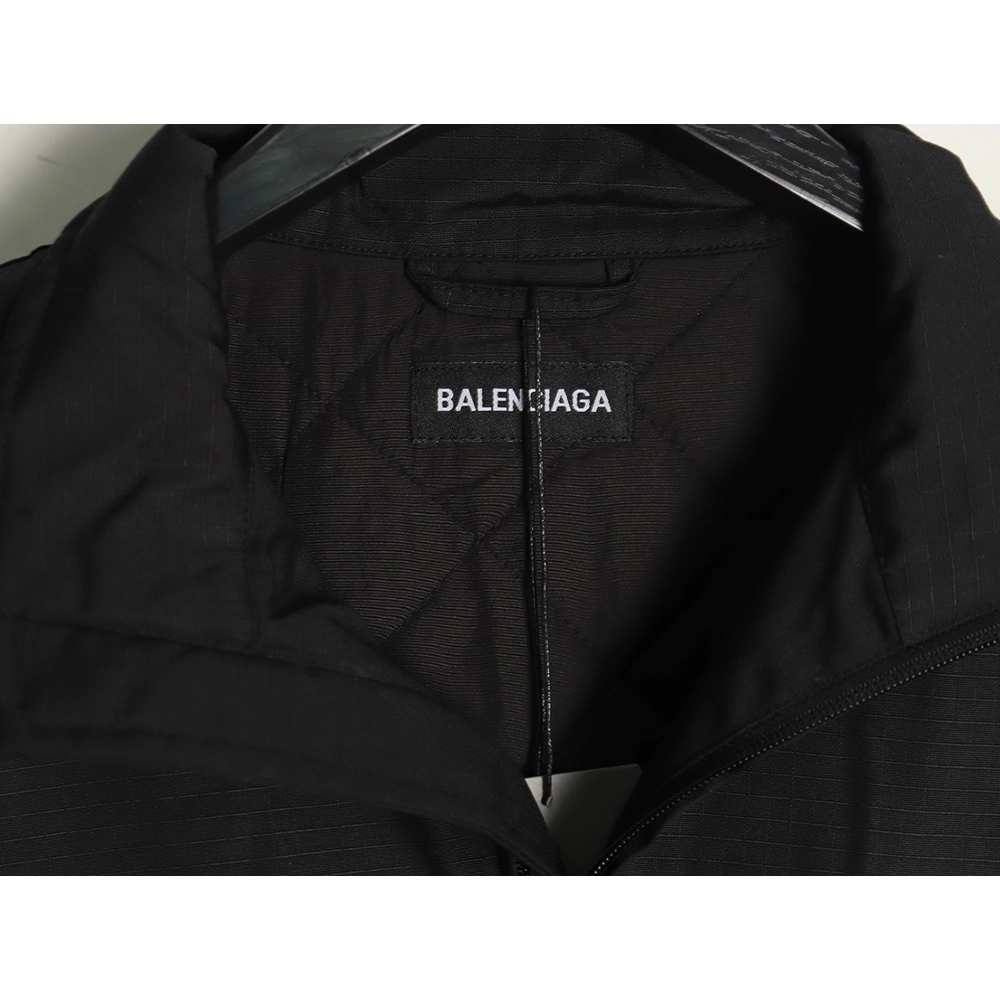 Balenciaga Cocoon Kick double ring quilted zipper jacket,Cheap Replica Reps Balenciaga
