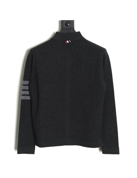 Thom Browne Four Bar Lapel Sweater Cardigan TSK2,Cheap Replica Reps Thom Browne