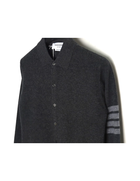 Thom Browne Four Bar Lapel Sweater Cardigan TSK2,Cheap Replica Reps Thom Browne