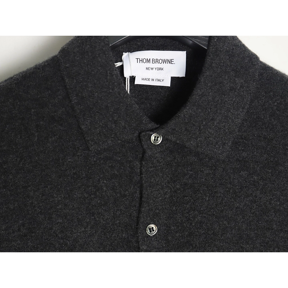 Thom Browne Four Bar Lapel Sweater Cardigan TSK2,Cheap Replica Reps Thom Browne
