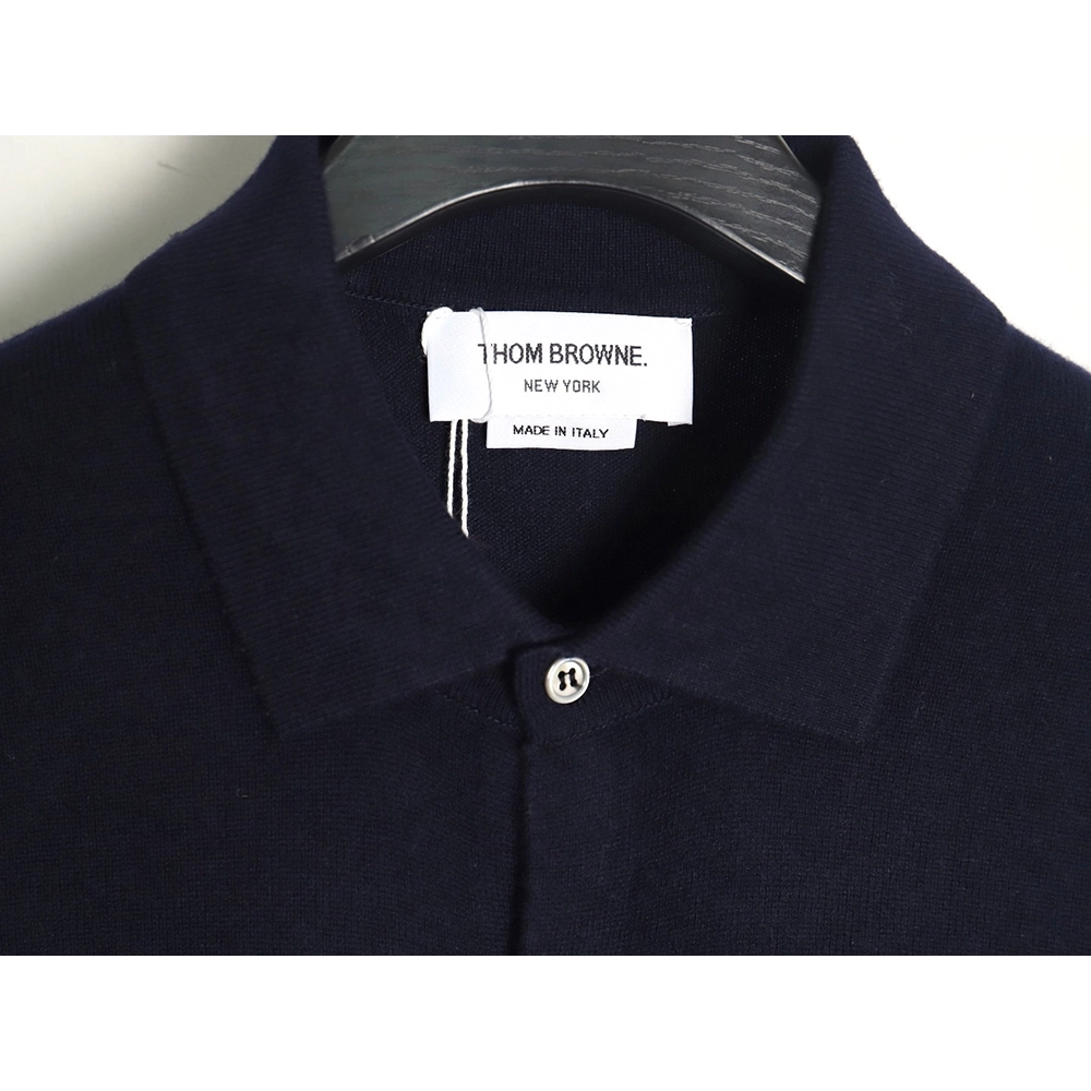 Thom Browne Four Bar Lapel Sweater Cardigan TSK1,Cheap Replica Reps Thom Browne