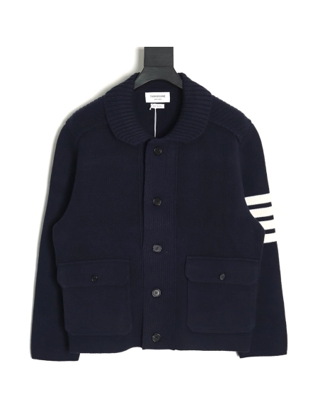 Thom Browne Cropped Wool Jacket TSK2,Cheap Replica Reps Thom Browne