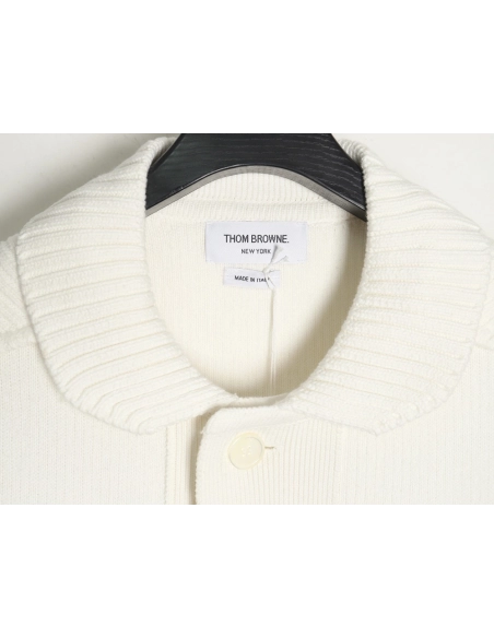 Thom Browne Cropped Wool Jacket,Cheap Replica Reps Thom Browne
