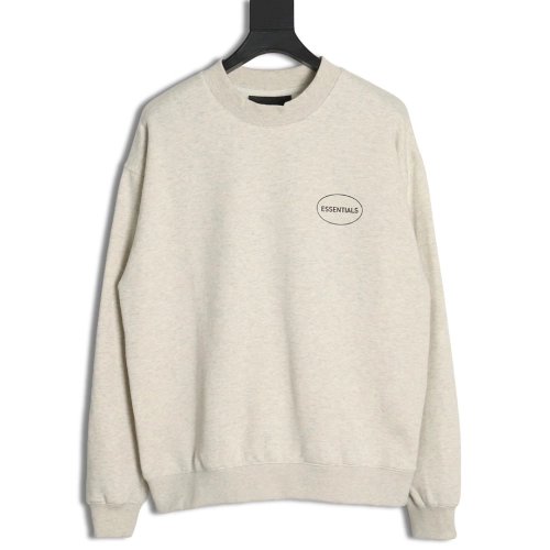 Fear of God Oval Lettering Crew Neck Sweatshirt,Cheap Replica Reps Fear of God