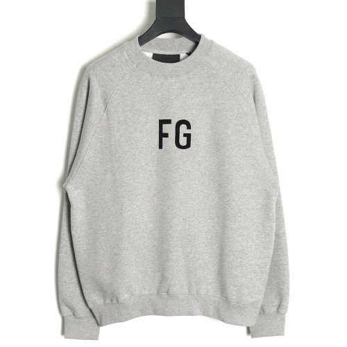 Fear of God FG Lettering Crewneck Sweatshirt TSK1,Cheap Replica Reps Fear of God