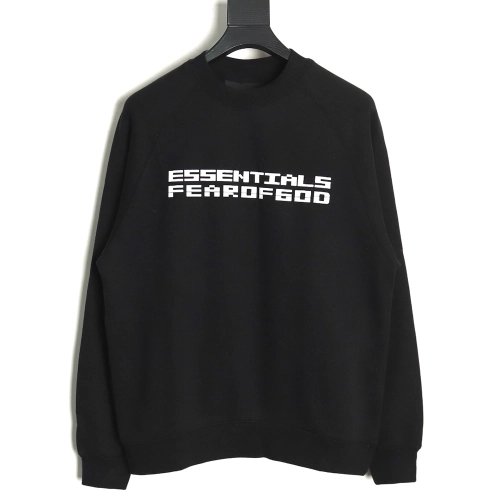 Fear of God doublebreasted lettering crewneck sweatshirt,Cheap Replica Reps Fear of God