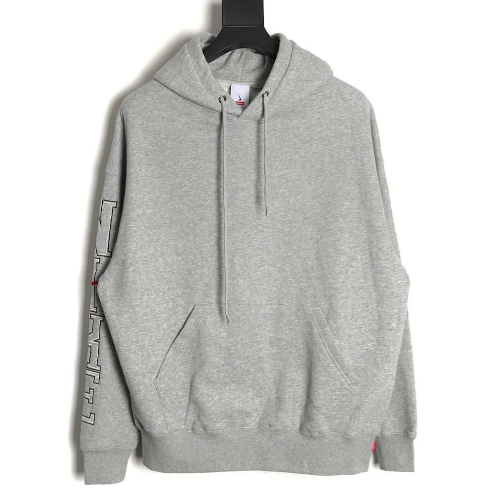 Nike x Supreme Joint Arm Embroidered Hoodie,Cheap Replica Reps Nike