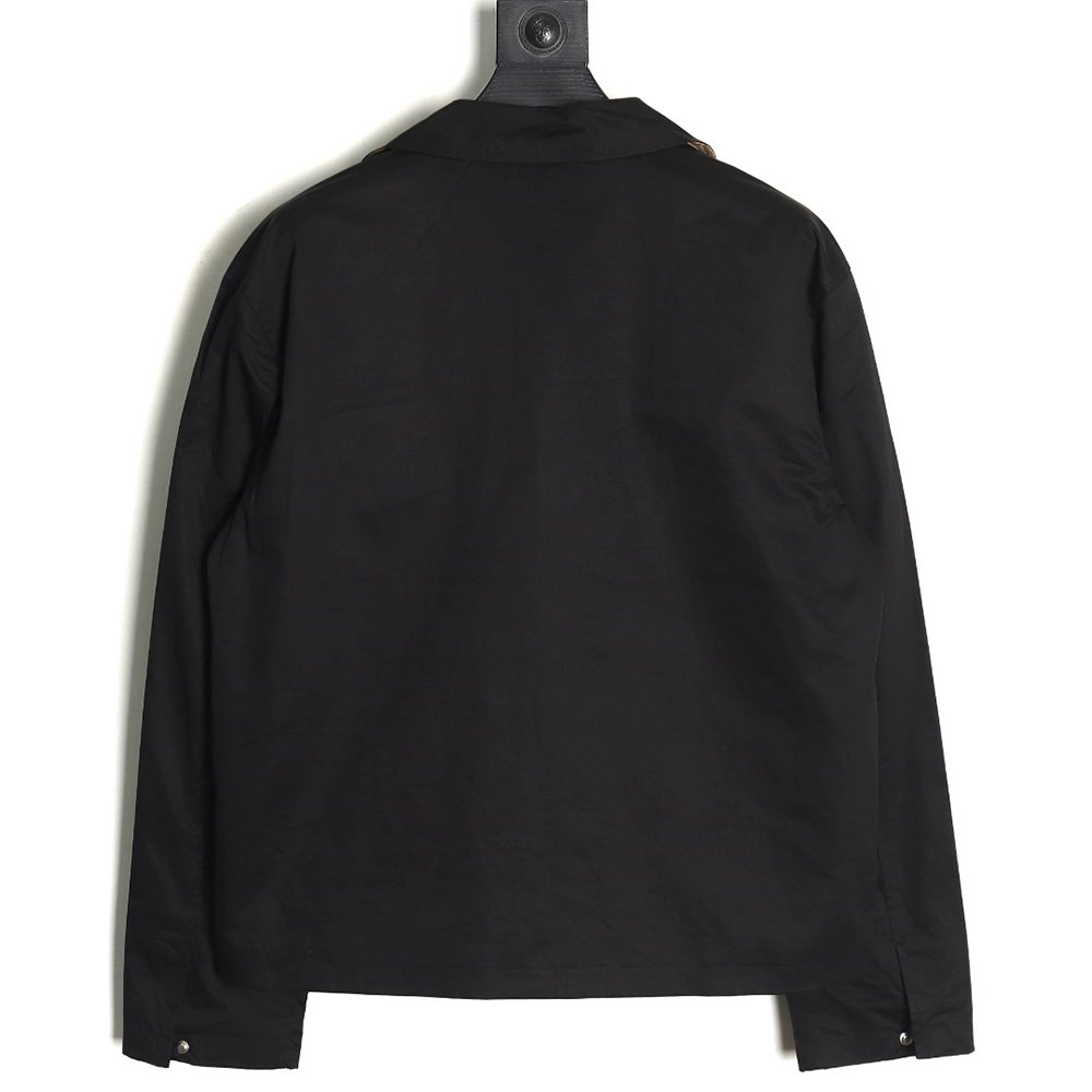 Burberry Warhorse Embroidered Lined Check Jacket,Cheap Replica Reps Burberry