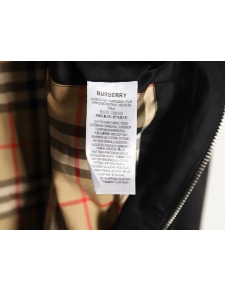 Burberry Warhorse Embroidered Lined Check Jacket,Cheap Replica Reps Burberry
