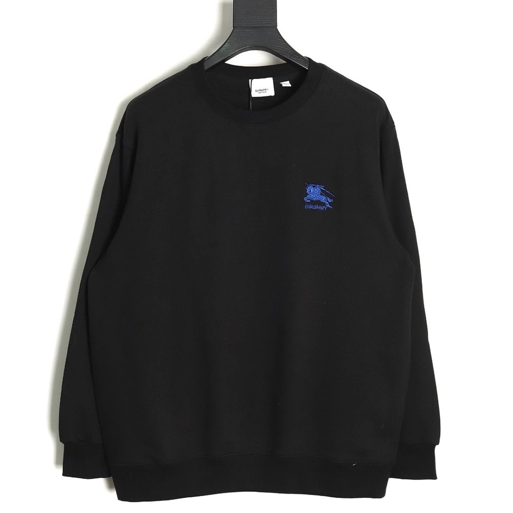 Burberry Oak Leaf Embroidered Horse Crewneck Sweatshirt TSK1 SXL,Cheap Replica Reps Burberry