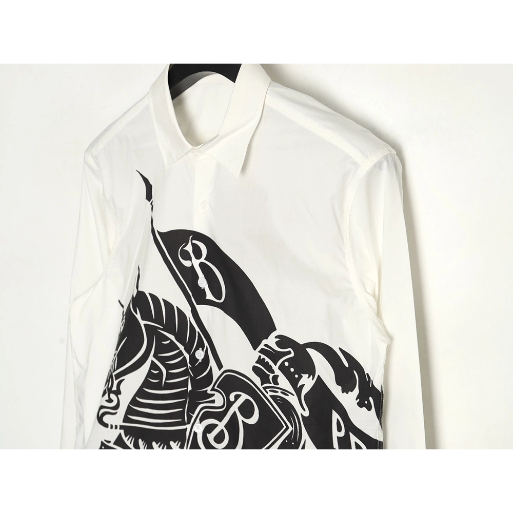 Burberry War Horse long sleeve printed shirt TSK1 SXL,Cheap Replica Reps Burberry