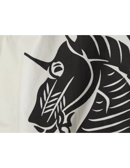 Burberry War Horse long sleeve printed shirt TSK1 SXL,Cheap Replica Reps Burberry