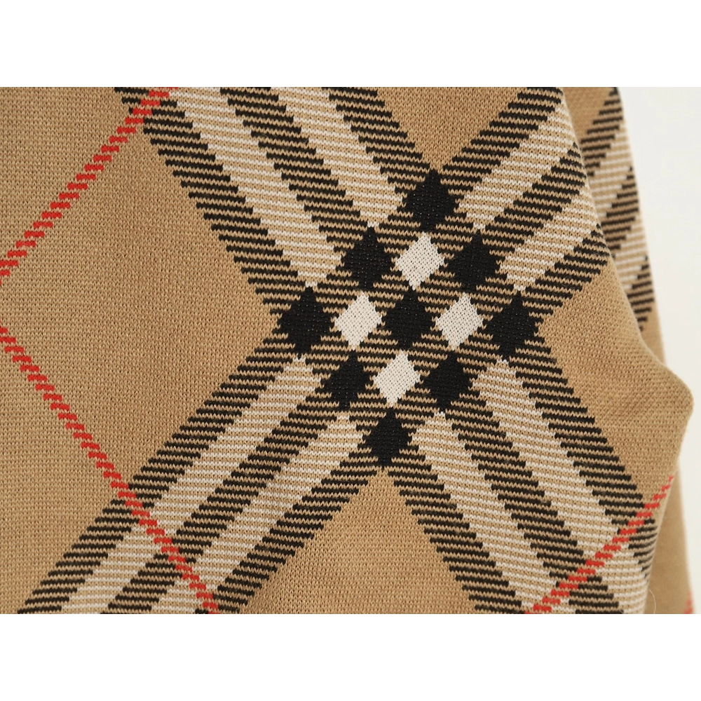 Burberry Twill crewneck knitted sweater,Cheap Replica Reps Burberry