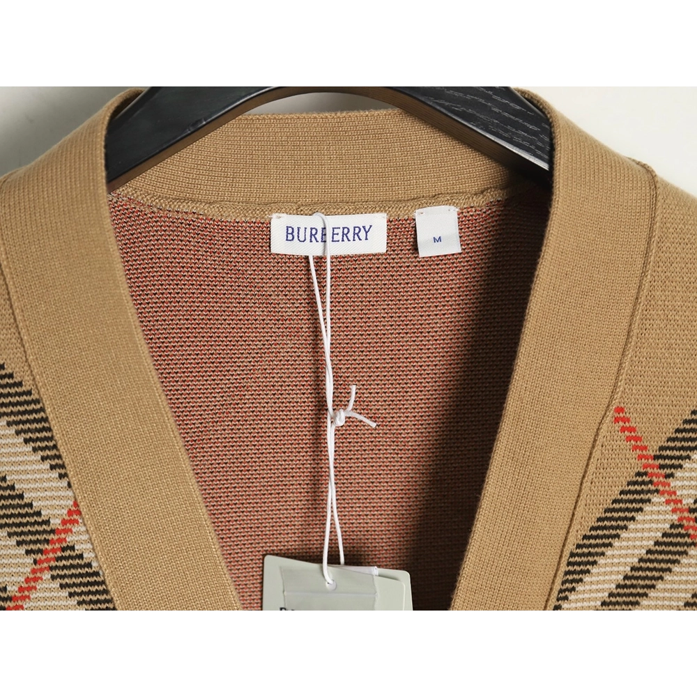 Burberry Twill Knit Cardigan Sweater,Cheap Replica Reps Burberry