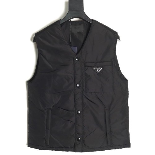 Prada Recycled Nylon Lightweight Padded Vest TSK1,Cheap Replica Reps Prada