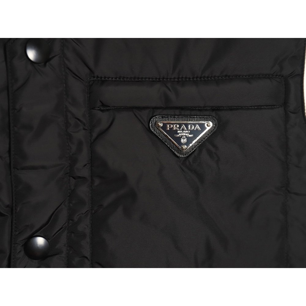 Prada Recycled Nylon Lightweight Padded Vest TSK1,Cheap Replica Reps Prada