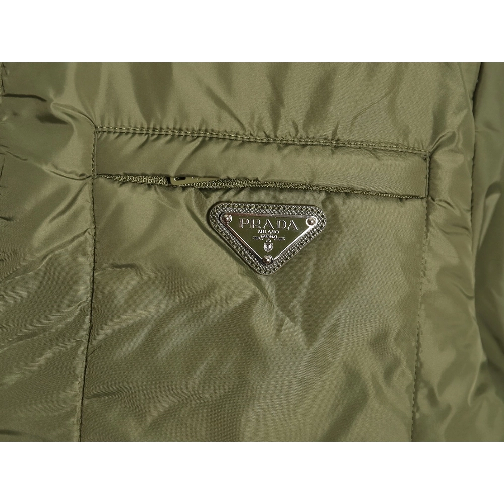 Prada Recycled Nylon Lightweight Puffer Jacket,Cheap Replica Reps Prada