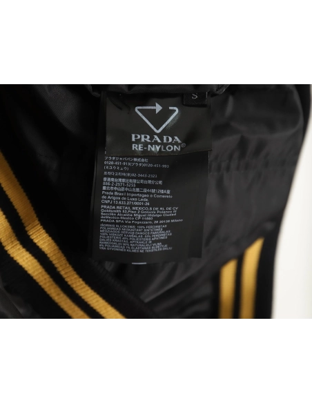Prada baseball jacket with P patch on chest TSK1,Cheap Replica Reps Prada