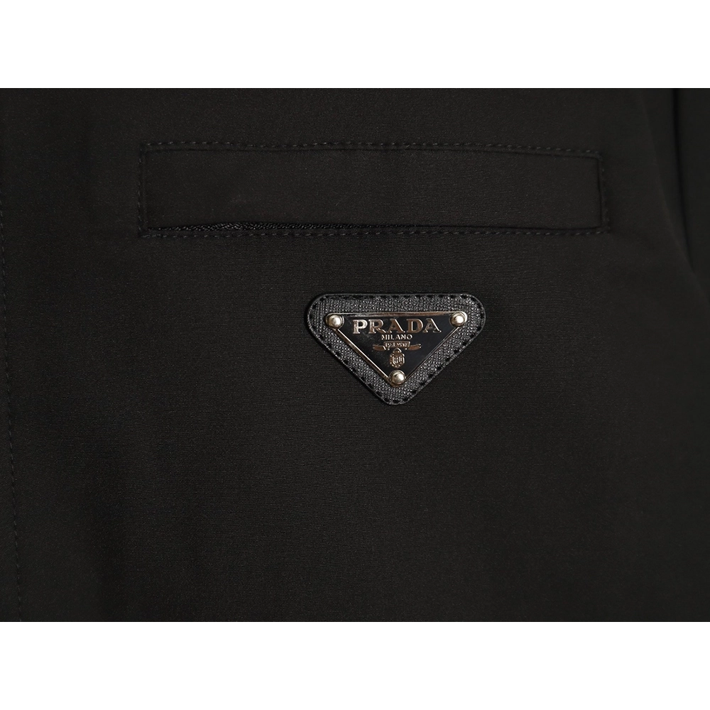 Prada back rhinestone logo zipup jacket,Cheap Replica Reps Prada