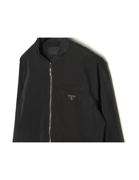 Prada back rhinestone logo zipup jacket,Cheap Replica Reps Prada