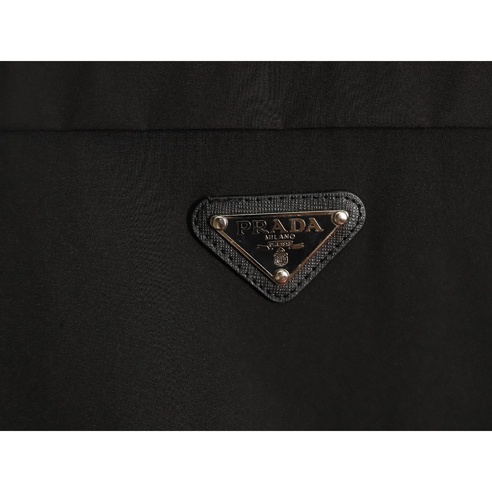 Prada back rhinestone logo zipup jacket,Cheap Replica Reps Prada