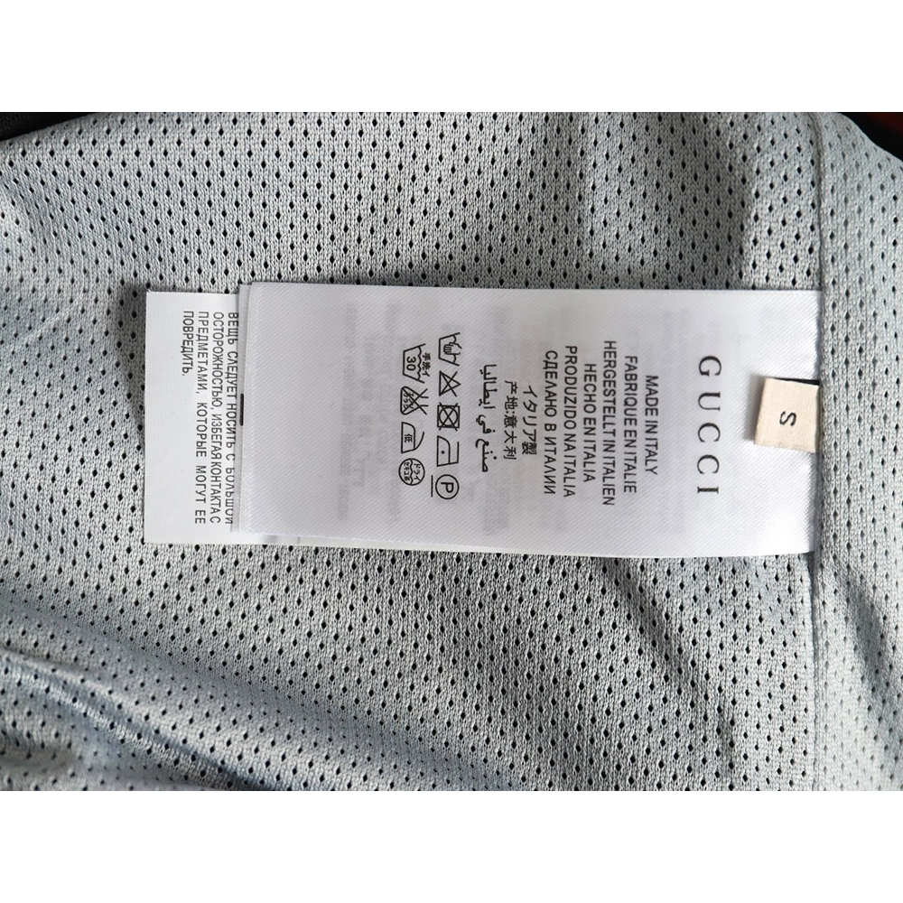 Gucci towel embroidered double G patchwork jacket TSK2,Cheap Replica Reps Gucci