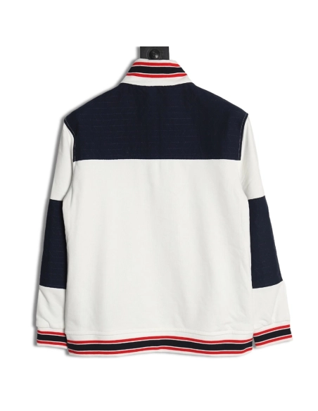 Gucci towel embroidered double G patchwork jacket,Cheap Replica Reps Gucci