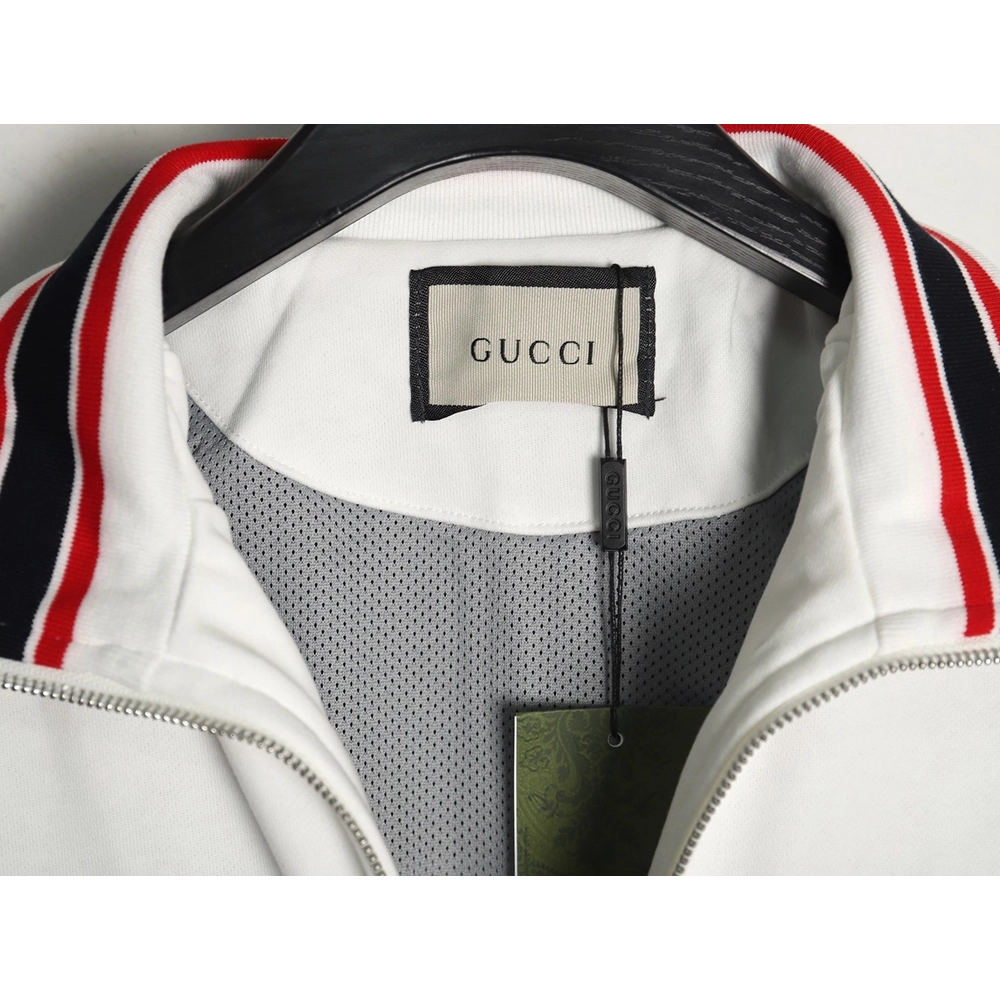 Gucci towel embroidered double G patchwork jacket,Cheap Replica Reps Gucci