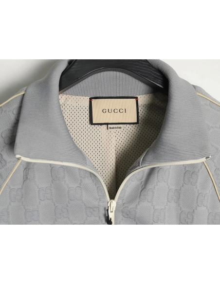 Gucci all over printed obscure jacquard jacket,Cheap Replica Reps Gucci