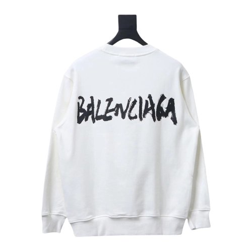 Gucci Balenciaga Joint Graffiti Letters Printed Round Neck Sweatshirt,Cheap Replica Reps Gucci