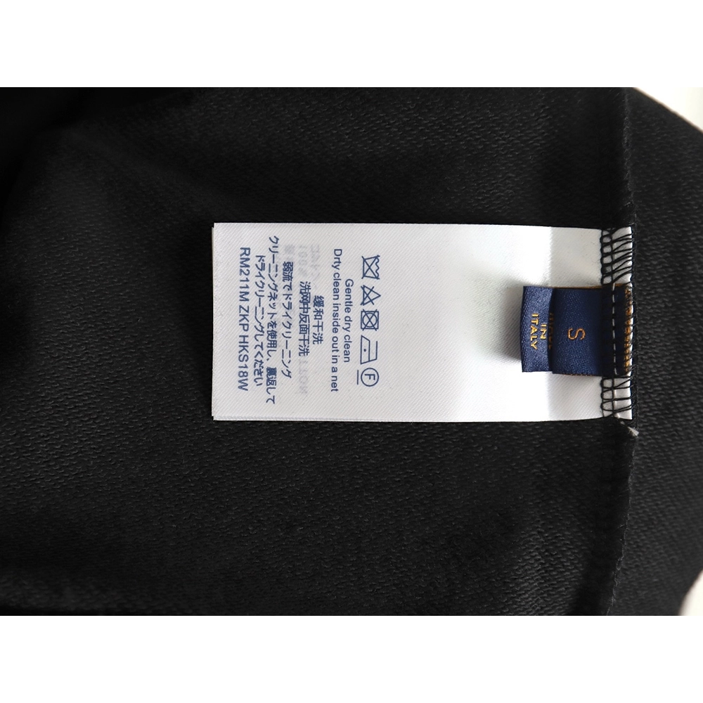 Louis Vuitton gradient flocked letter logo sweatshirt TSK1,Cheap Replica Reps Louis Vuitton