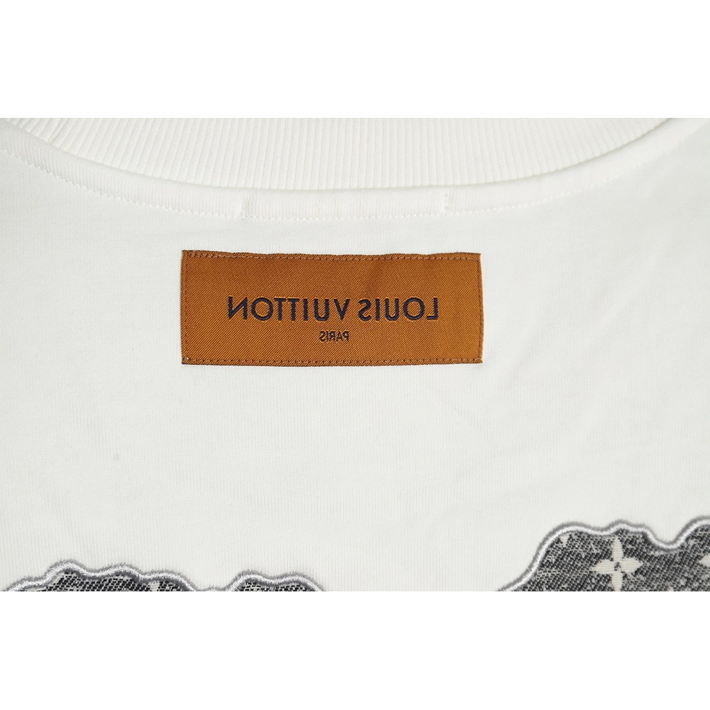 Louis Vuitton Cloud Lettering Embroidered Sweatshirt,Cheap Replica Reps Louis Vuitton