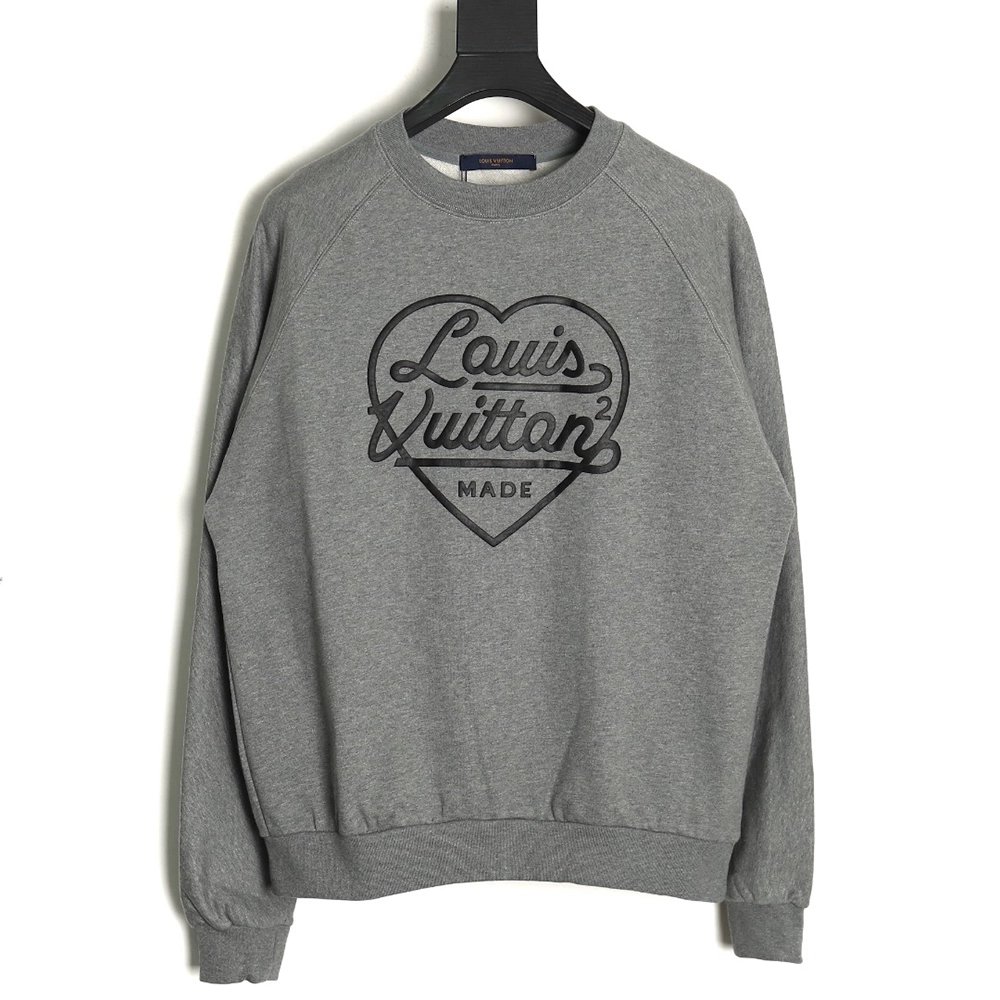 Louis Vuitton Nigo Collaboration 2.0 Heart Foam Sweatshirt,Cheap Replica Reps Louis Vuitton