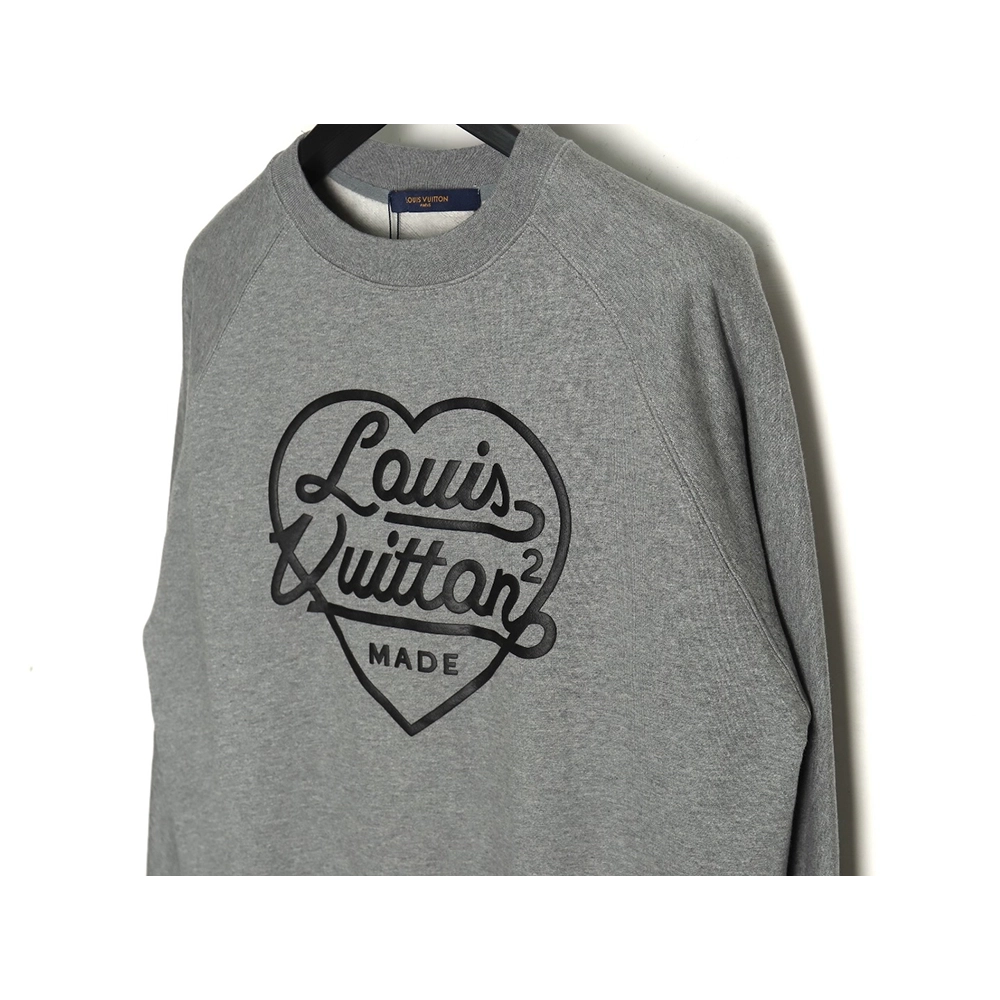 Louis Vuitton Nigo Collaboration 2.0 Heart Foam Sweatshirt,Cheap Replica Reps Louis Vuitton