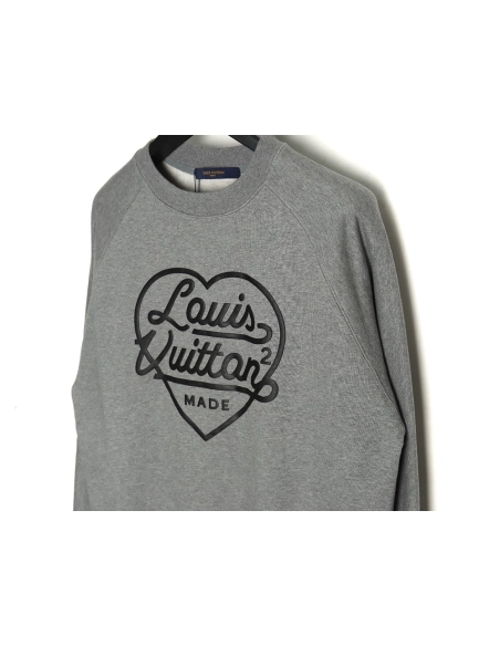 Louis Vuitton Nigo Collaboration 2.0 Heart Foam Sweatshirt,Cheap Replica Reps Louis Vuitton