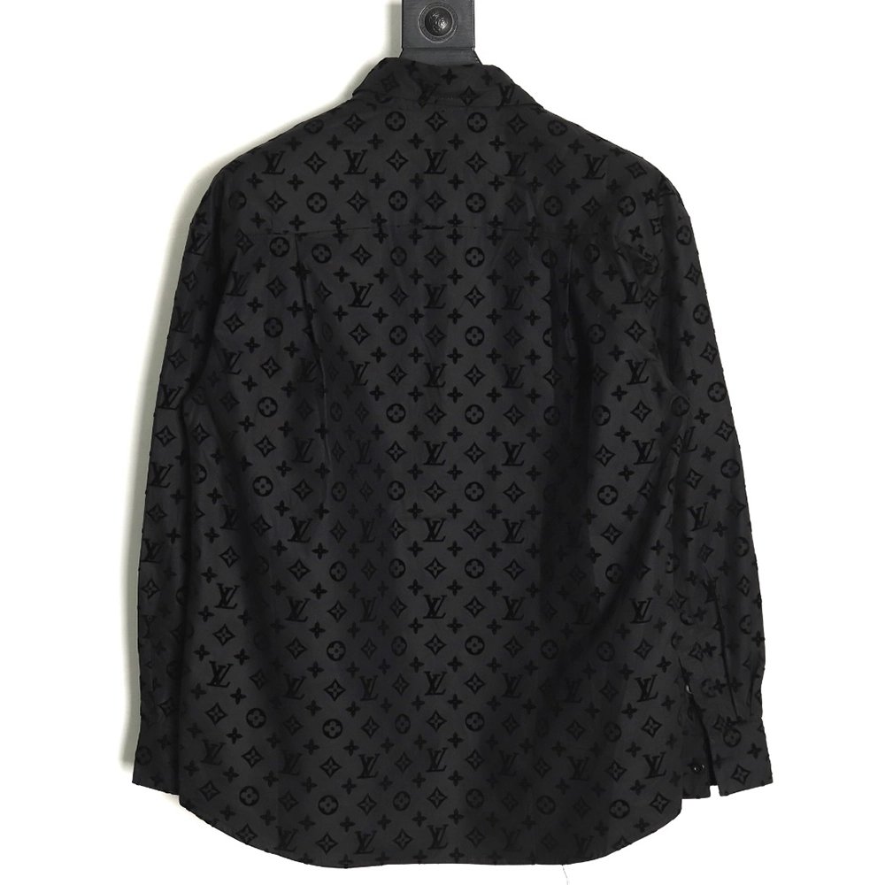 Louis Vuitton flocked monogram shirt,Cheap Replica Reps Louis Vuitton