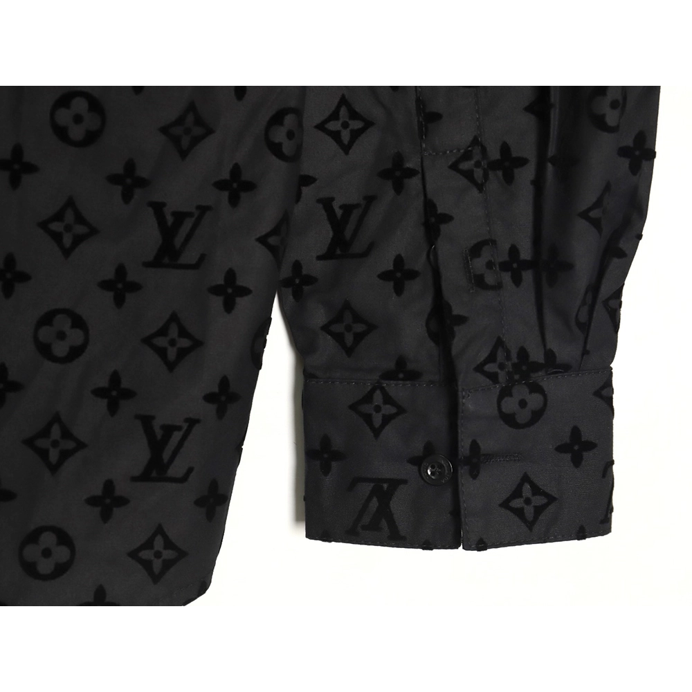 Louis Vuitton flocked monogram shirt,Cheap Replica Reps Louis Vuitton