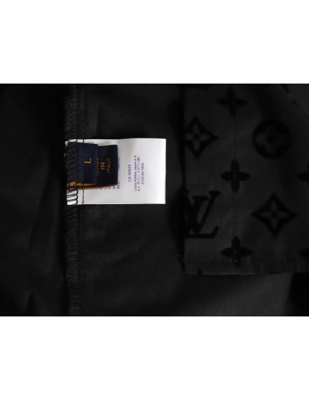 Louis Vuitton flocked monogram shirt,Cheap Replica Reps Louis Vuitton