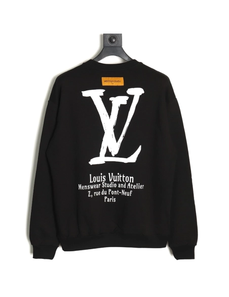 Louis vuitton limited edition slogan V letter sweatshirt TSK1,Cheap Replica Reps Louis Vuitton