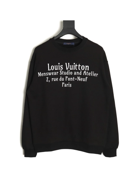 Louis vuitton limited edition slogan V letter sweatshirt TSK1,Cheap Replica Reps Louis Vuitton