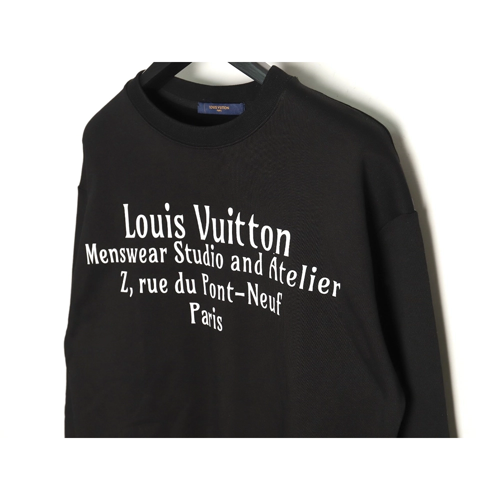 Louis vuitton limited edition slogan V letter sweatshirt TSK1,Cheap Replica Reps Louis Vuitton